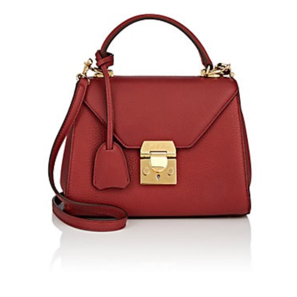 SOLD-Mark Cross Hadley leather satchel